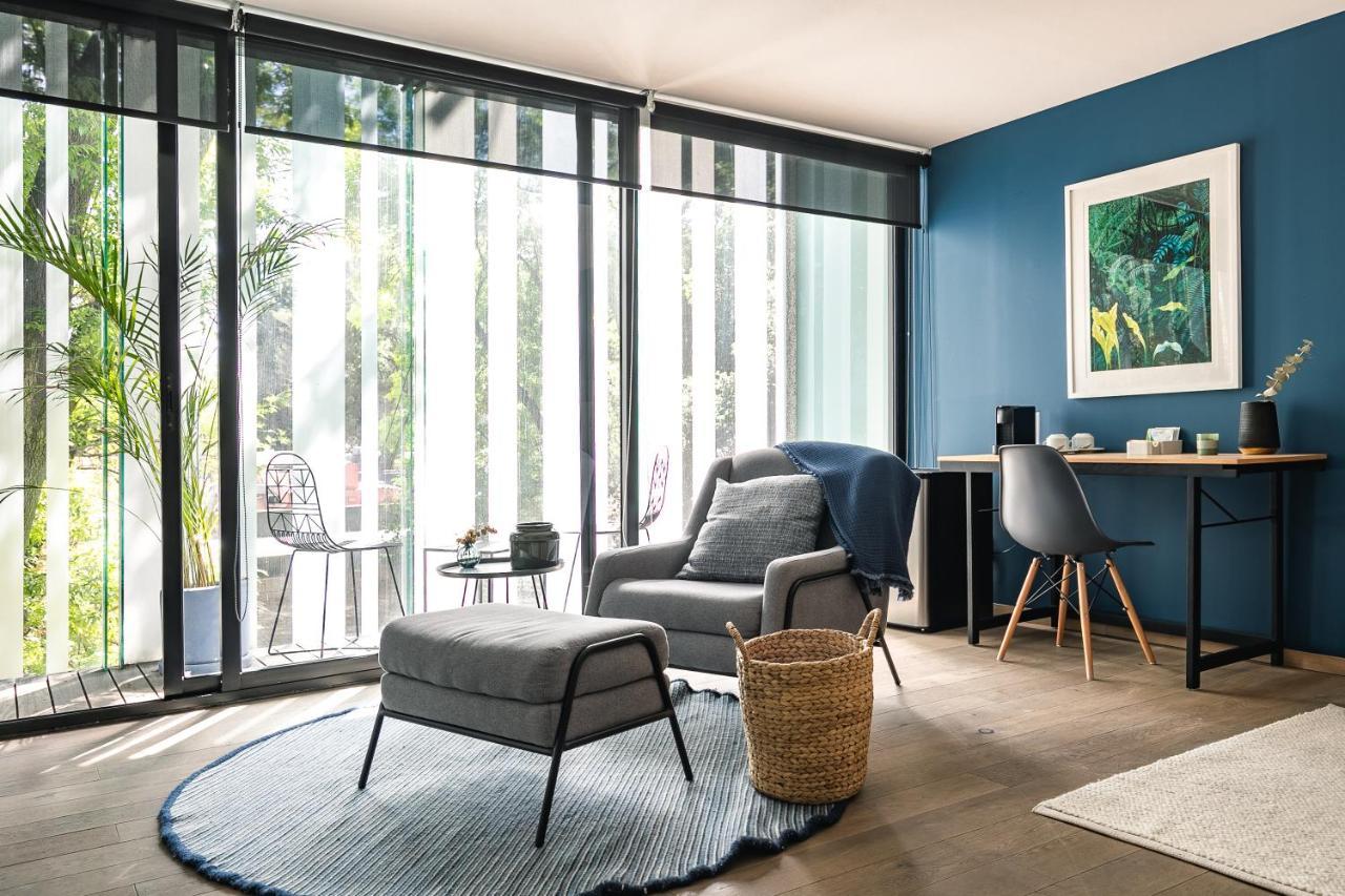 Luxurious Apt With Balcony In Polanco Mexico City Ngoại thất bức ảnh